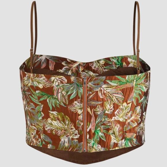 Cider NWT Wet & Wild Corset Top Zip Large - Picture 2 of 10